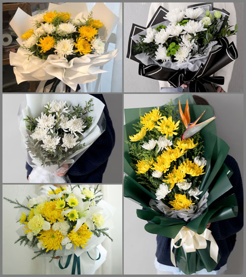 安徽黄山市祁门县祁山镇星光村白事花束代送